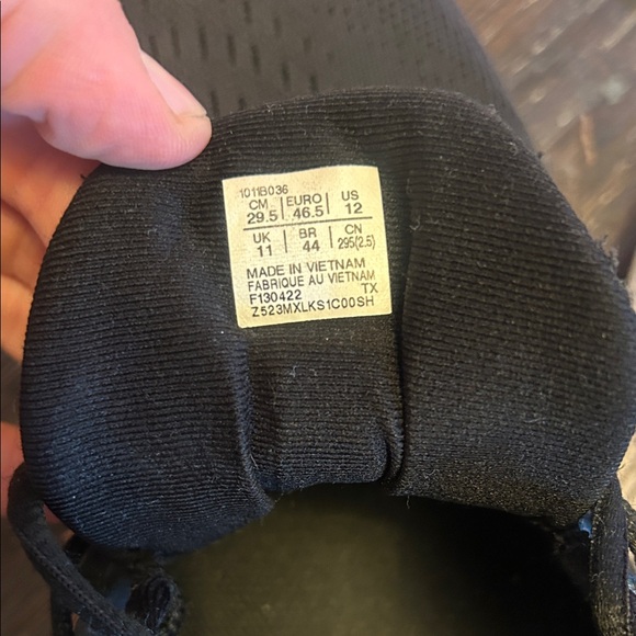 ASICS Black and Blue Athletic Sneakers - Picture 4 of 4